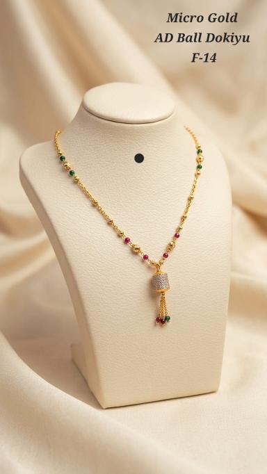 Micro gold ad ball dokiya f 14 Artificial jewelry manufacturers in Mumbai